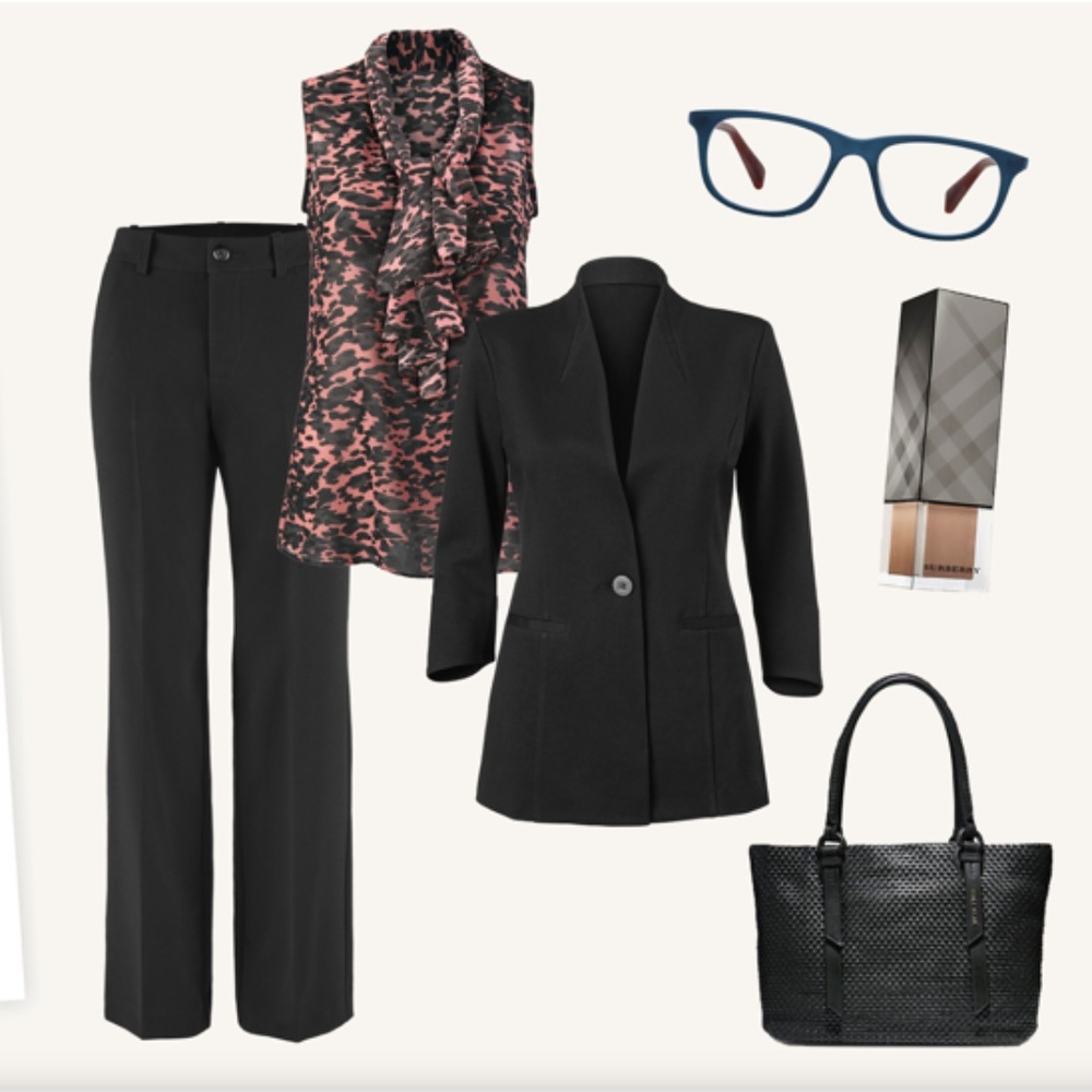 CAbi 3026 Turner Black Blazer Size 12